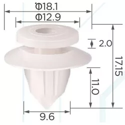 Patent rögzítő 90467-10162
