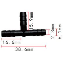 Csőcsatlakozó T idom DEL406