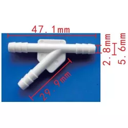 Csőcsatlakozó T idom 10003617