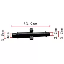 Csőcsatlakozó egynes idom 14017701