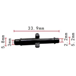 Csőcsatlakozó egynes idom 14017701