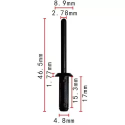 Műanyag szegecs 20465395