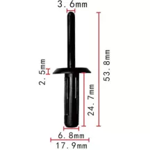 Műanyag szegecs 10109689