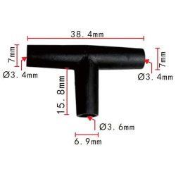 Csőcsatlakozó Egyenes idom DEL863