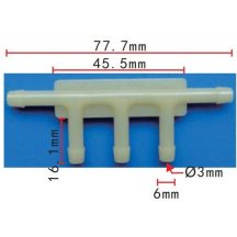 Csőcsatlakozó T-idom 384111