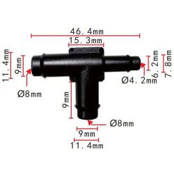 Csőcsatlakozó T-idom 472815