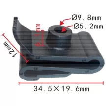   Műanyag anya U- típus Lökhárító Karosszéria 90467-05114