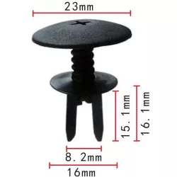 Patent Lökháritó Szigetelés-Tömités Karosszéria Burkolat 1H0819055C01C