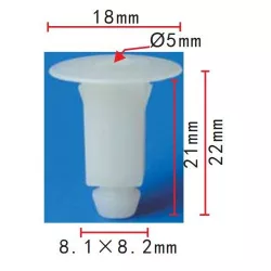 Patent műanyag anya DEL976