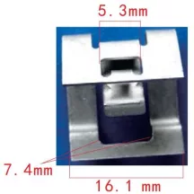 Fémrögzítő lemez 76879-44010