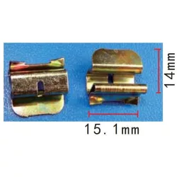 Fémrögzítő lemez U-tipus DELH2036