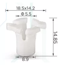 Volkswagen fényszóró rögzítő patent 811807577