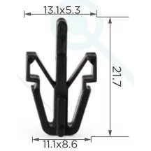 Hűtőrács és lámpa rögzítő patent 8942180270 