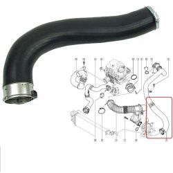 Opel Movano Renault Master Nissan NV400 2010- 2.3D Szilikon Turbócső 8200730589