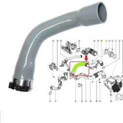 Dacia Duster Dokker Renault Clio Turbócső 144602500R-1 