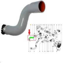 Renault Clio Captur Megane Turbócső 144604607R