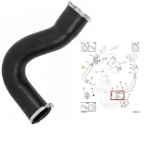   Citroen C8 Fiat Lancia Peugeot 807 2.2 Diesel Turbócső 0382X3