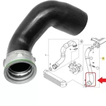 Bmw X3 E83 Turbócső 11613450222