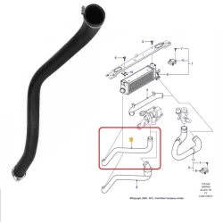 Ford Transit 2.0TDCi 2000-2006 Turbócső 4748199