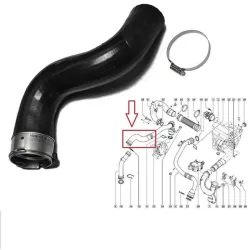 Renault Megane Fluence 1.5 Diesel 2008- Turbócső 144602487R