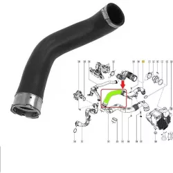 RENAULT CLIO IV 0.9 TCe Turbócső 144604208R 