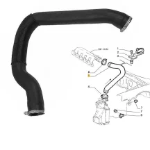 Alfa Romeo 147 156 GT 1.9D 2001- Turbócső 60657255