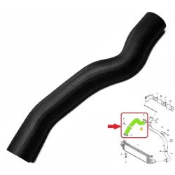 Volvo C30 S40 S60 S80 V40 V50 V60 V70 Turbócső 1.6D 2010- 31319716