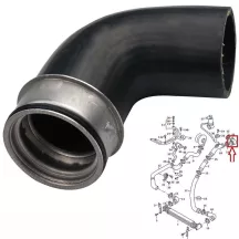   Vw Sharan Ford Galaxy Seat Alhambra 1.9 TDi Turbócső 7M3145708D