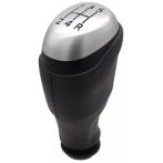   Renault Clio 4 (2012–2019) 5 sebességes váltógomb – matt ezüst/fekete