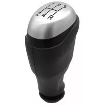   Renault Clio 4 (2012–2019) 5 sebességes váltógomb – matt ezüst/fekete