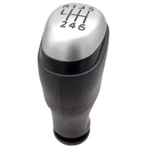   Renault Clio 4 (2012–2019) 6 sebességes váltógomb – matt ezüst/fekete