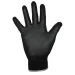 Védőkesztyű szereléshez PU Fekete L/9