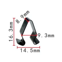 Audi Mercedes Tartó fémrözítő 8L4867276