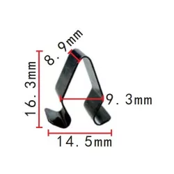 Audi Mercedes Tartó fémrözítő 8L4867276