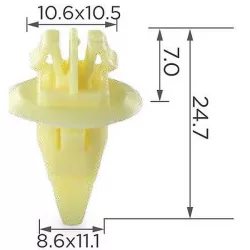 Patent díszléc karosszéria 75882-60010