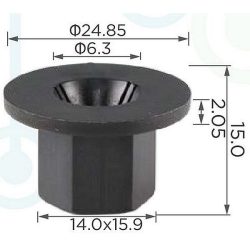 Műanyag anya univerzális DEL1228