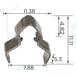 FÉMRÖGZÍTŐ VAG 4A0867276A