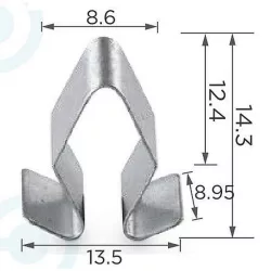 FÉMRÖGZÍTŐ VAG 4A0867276A