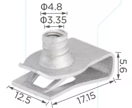 Sárvédő lemezanya u-típusú 11513599