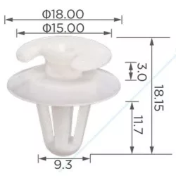 Citroen Peugeot Ajtó Kárpit Patent 7703077111