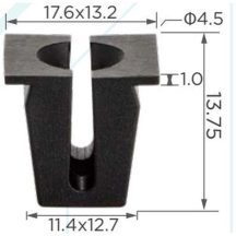 Ford Fiesta Mondeo Escort Burkolat rögzítő 81AG13N129AA