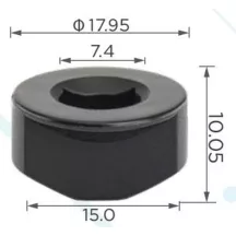   Toyota Lexus Burkolat rögzítésére alkalmas Műanyag anya 9046706206C0