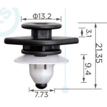   Volvo V60 V90 S60 S90 XC40 XC60 küszöbborítás rögzítő patent 30640643