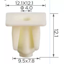 Citroen Peugeot Burkolat rögzítő anya 7136A5