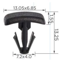   Citroen Peugeot Ford Renault Ajtógumi szigetelés rögzítő patent 9677359880