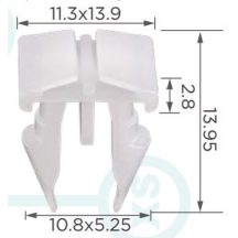 Bmw E36 E34 E38 burkolat panelek rögzítése 51718108613