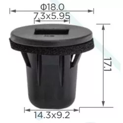 Tesla S Y Hátsó Lámpa rögzítő patent 1104926-00-B