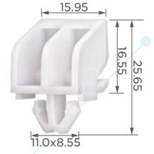   Mercedes A B C E S Díszléc burkolat panelek rögzítő patent A0009916371