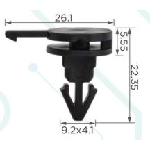   Mini R50 R52 R53 Sárvéső díszléc rögzítő patent 07137036159