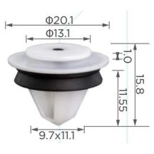   Vw Transporter T5 Crafter LT Ajtó díszléc rögzítő patent 7H0843514
